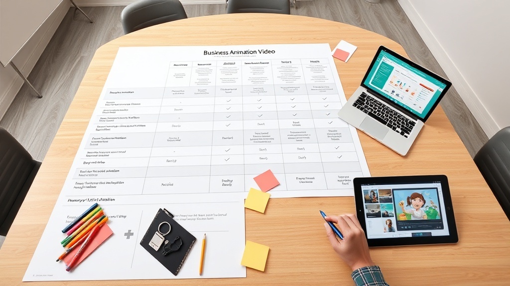טבלת סוגי סרטוני אנימציה לעסקים – מה מתאים לך